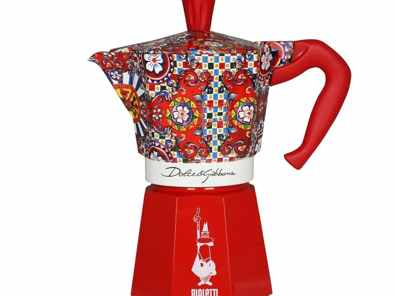 Billede 1 - Espressokande Bialetti Moka Express D&G 6 kopper - rød, aluminium