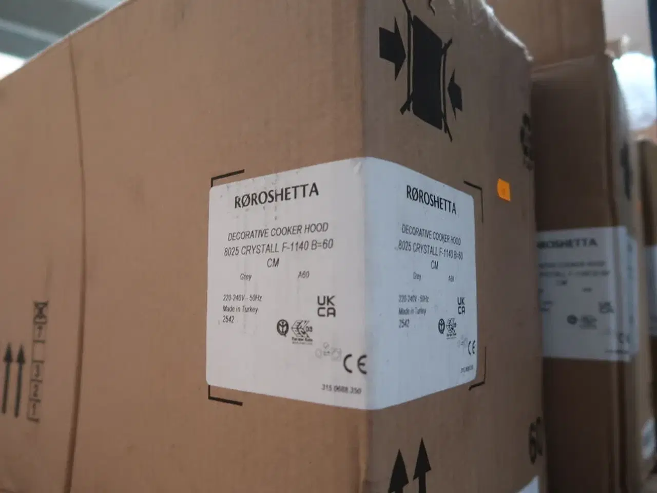 Billede 3 - Emhætte RØROSHETTA 8025 CRYSTALL F-1140