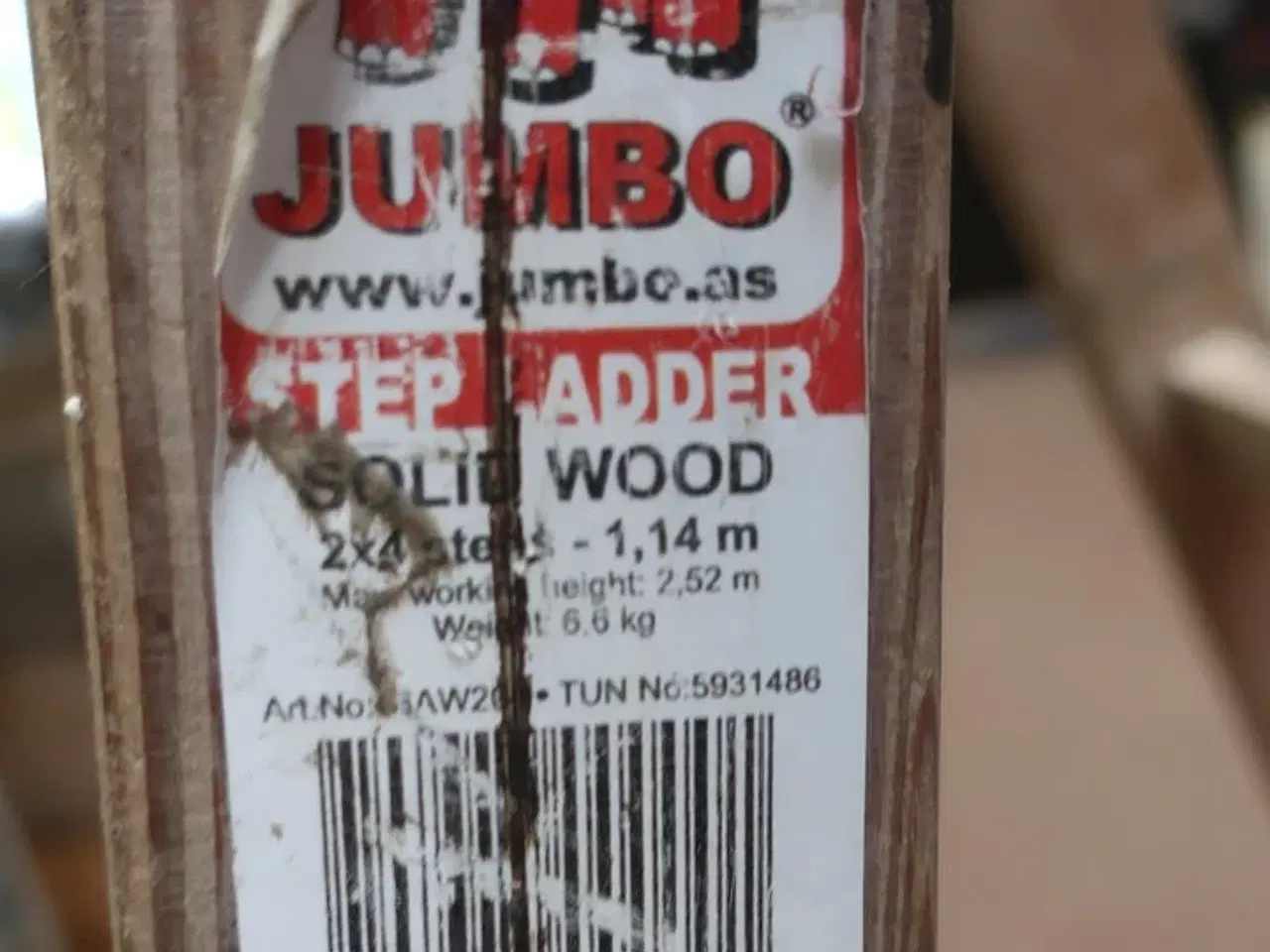 Billede 2 - 2 stk. stiger JUMBO