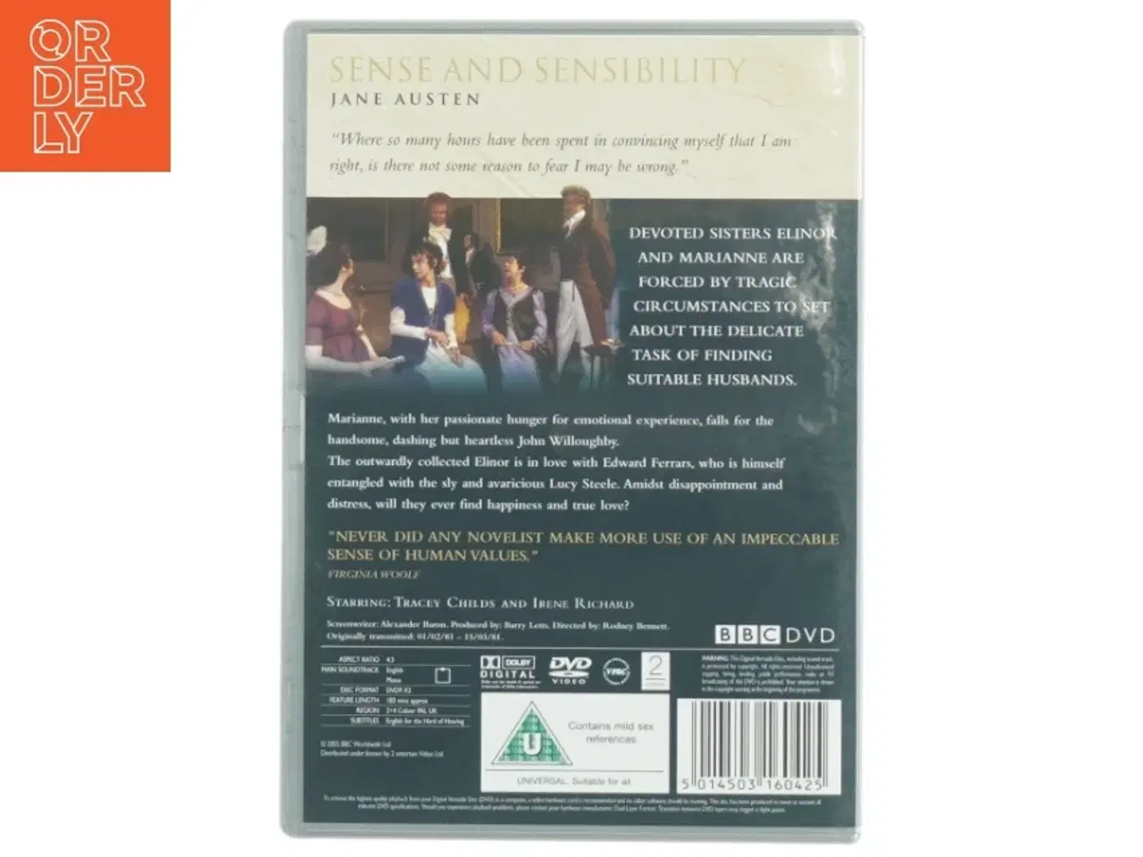 Billede 3 - Sense and Sensibility DVD