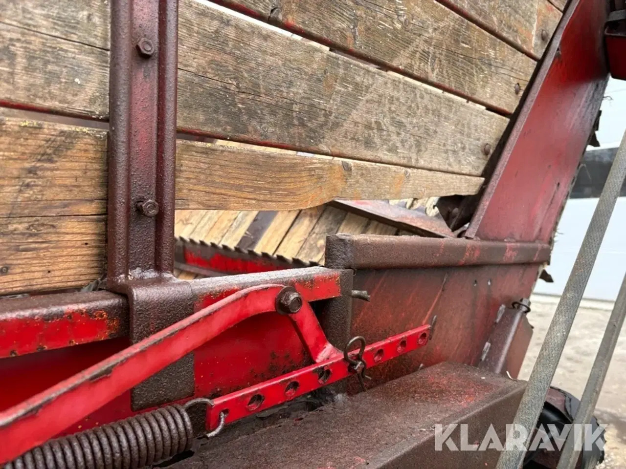 Billede 11 - Aflæsservogn JF AV6000 med hydraulisk bundkæde,