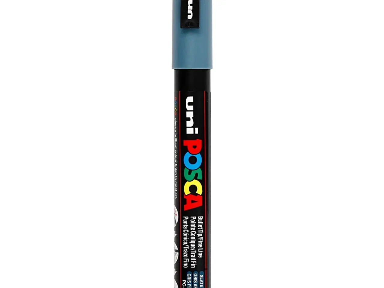 Billede 1 - Posca Tusch PC-3M, 0,9-1,3 mm, Slate Grey