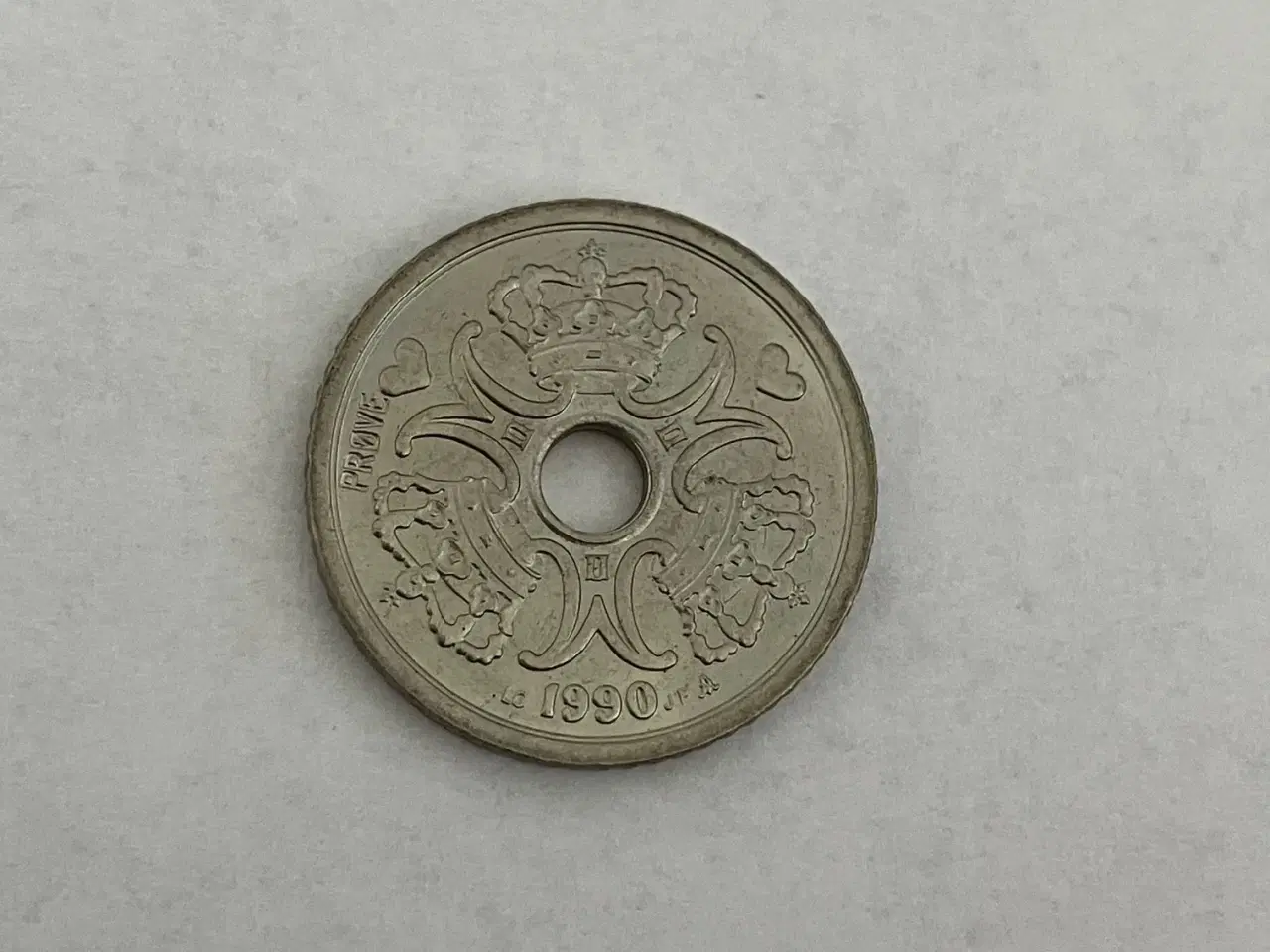 Billede 1 - 1 Krone 1990 Prøvemønt