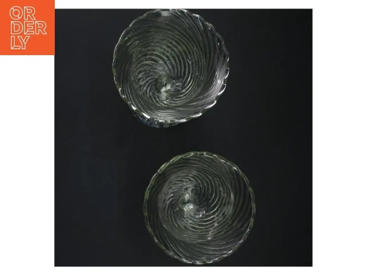 Billede 2 - Glasvaser på fod (str. 23x12 cm)