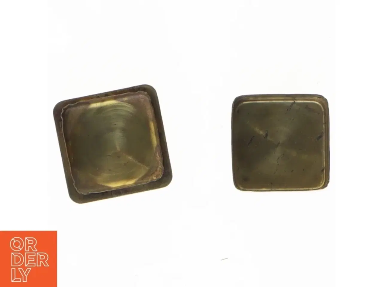 Billede 3 - Perlemor & Messing æske med perlemorsindlæg (str. 3 x 3 cm)