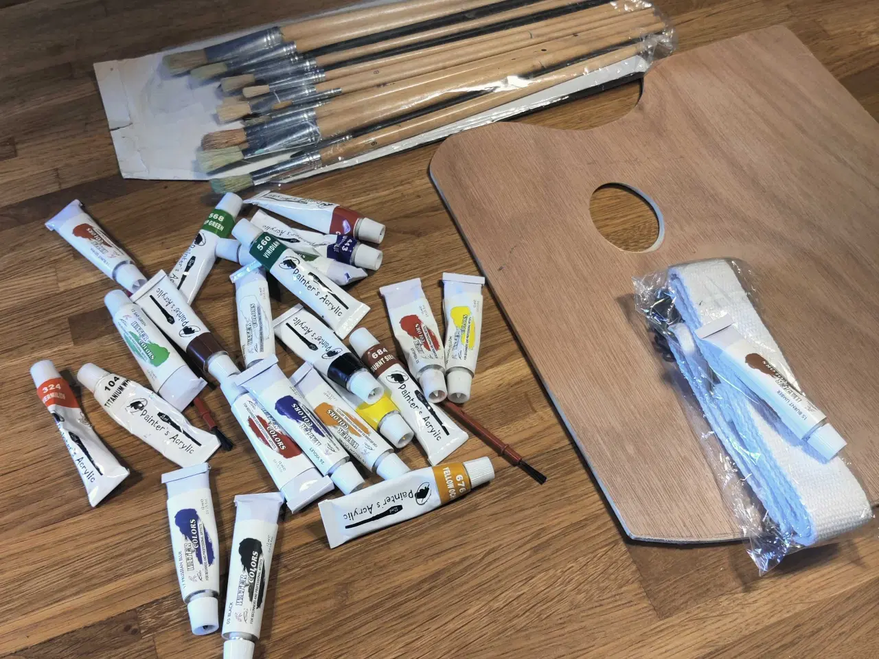 Billede 7 - Staffeli, Transportabelt justérbart i træ