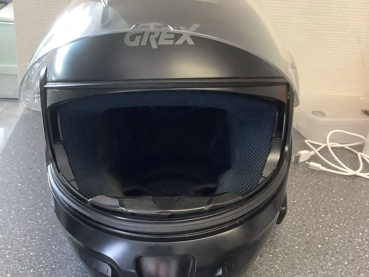 Billede 2 - Styrthjelm Nolan Grex m. Cardo headset str. L