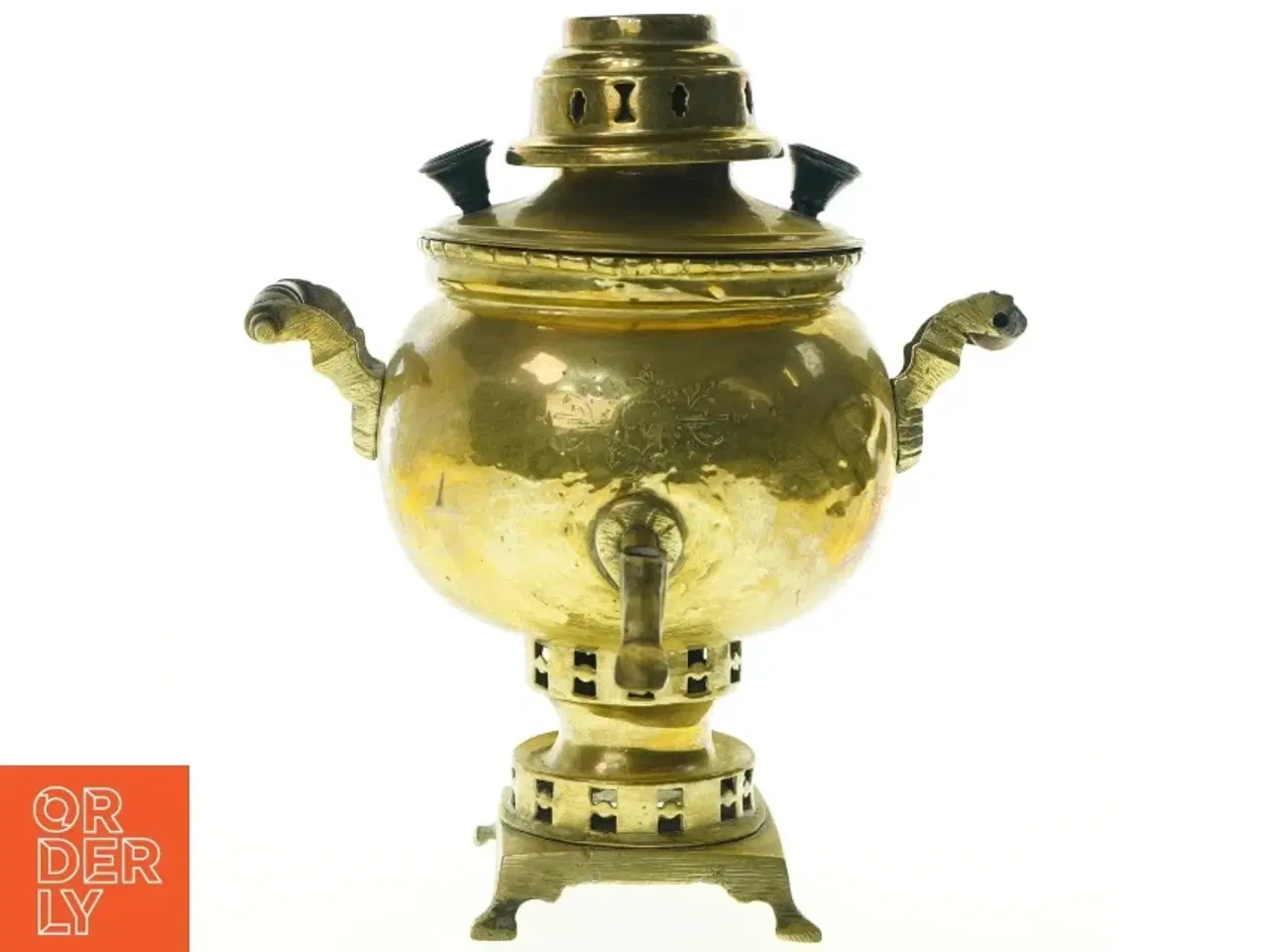 Billede 3 - Messing samovar (str. H 29 cm)