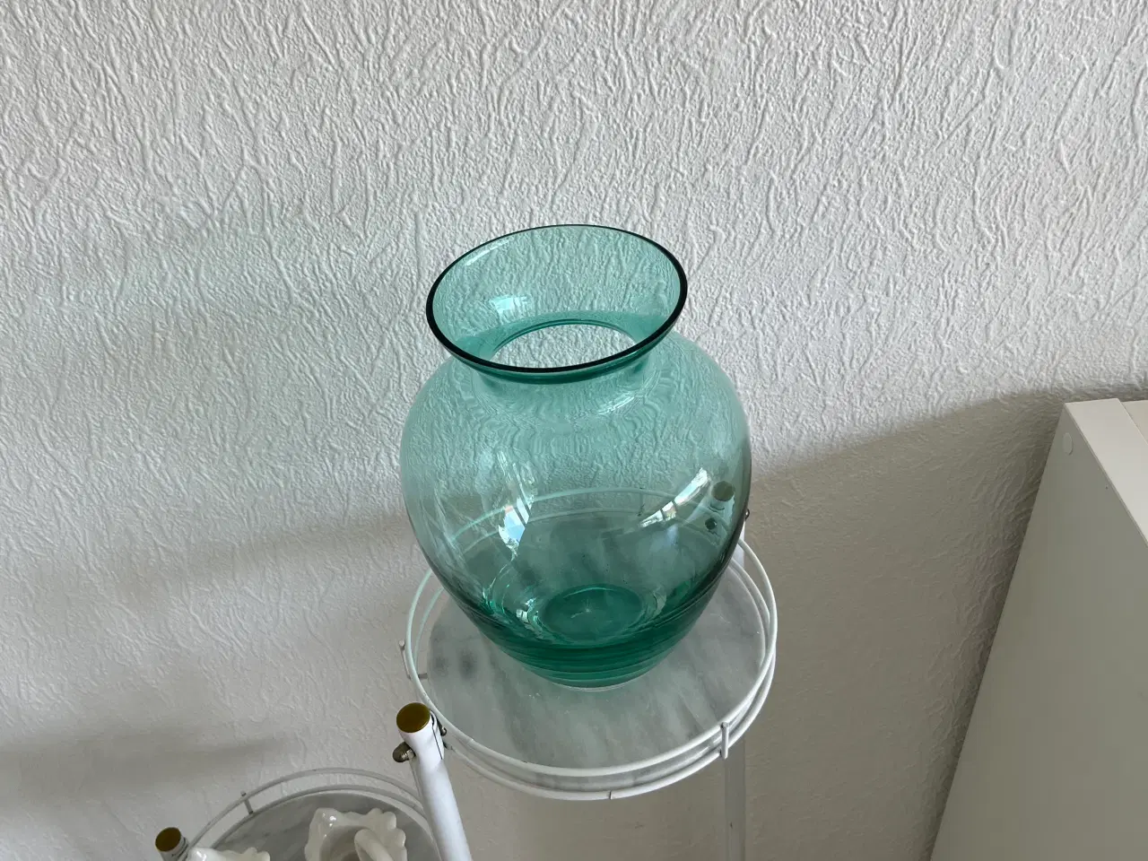 Billede 1 - Lækker grøn vase