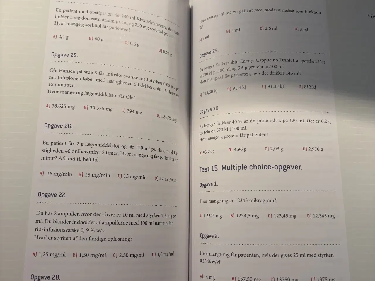 Billede 2 - Lægemiddelregning