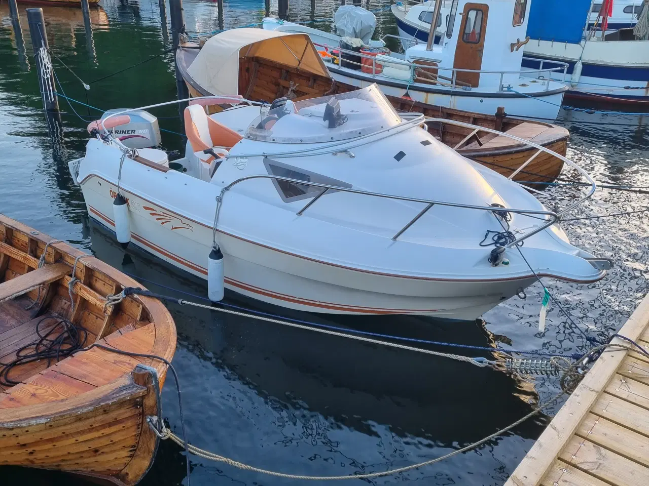 Billede 9 - Speedbåd med 60 hk motor, og bådtrailer. 