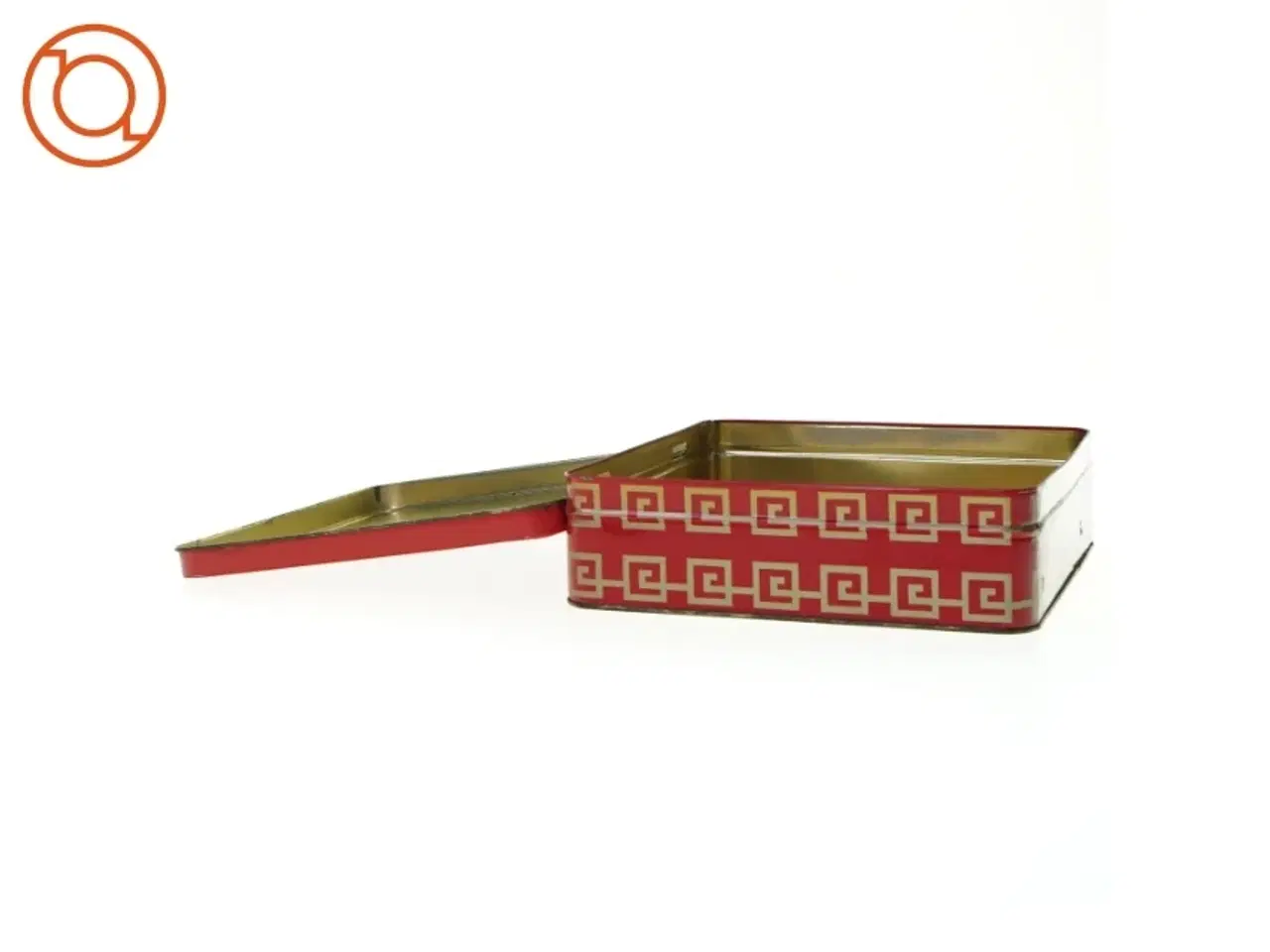 Billede 3 - blikdåse med asiatisk motiv (str. 22 x 23 cm)