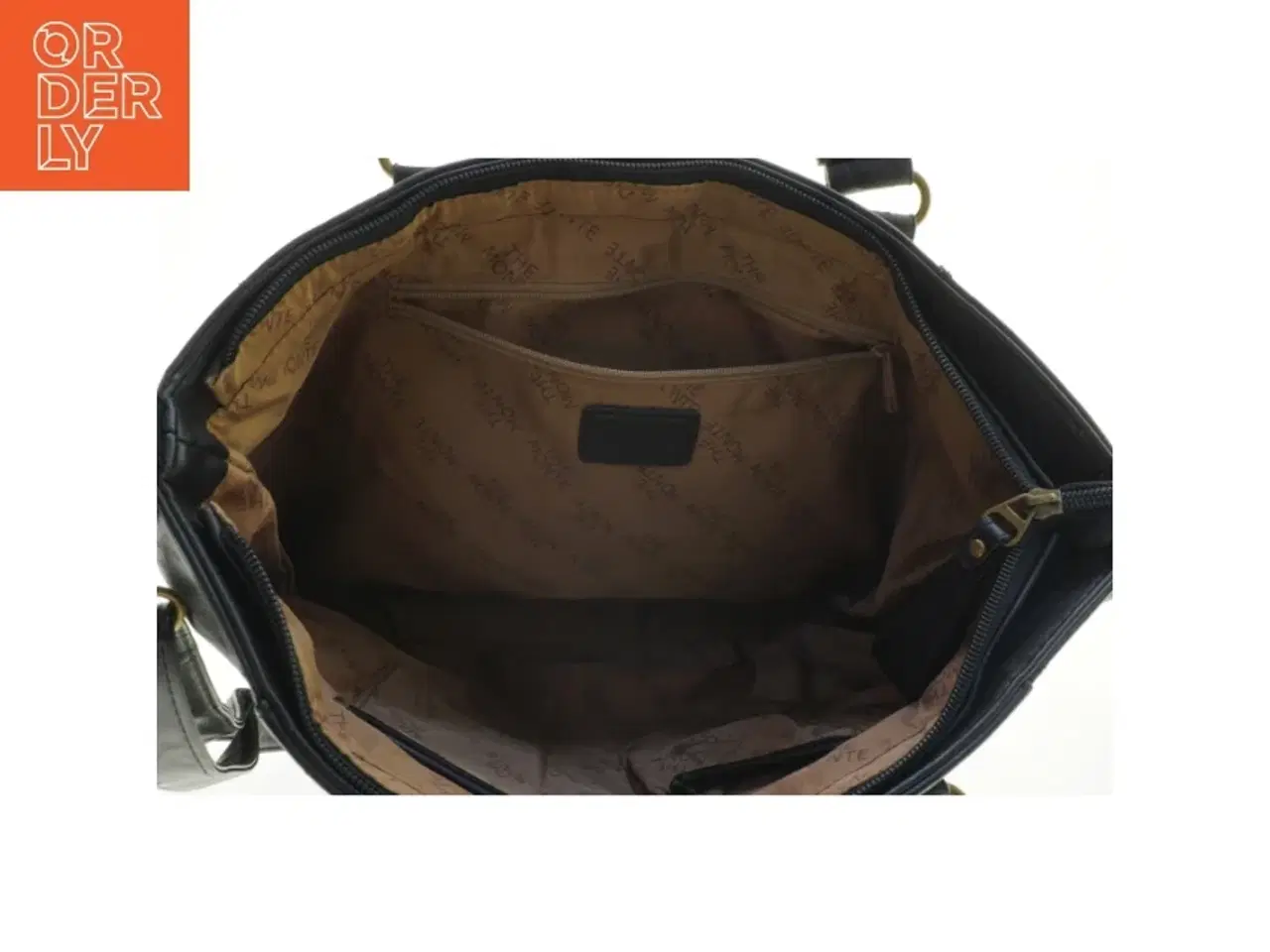 Billede 2 - Stor sort skuldertaske fra The Monte (str. 43x29 cm)