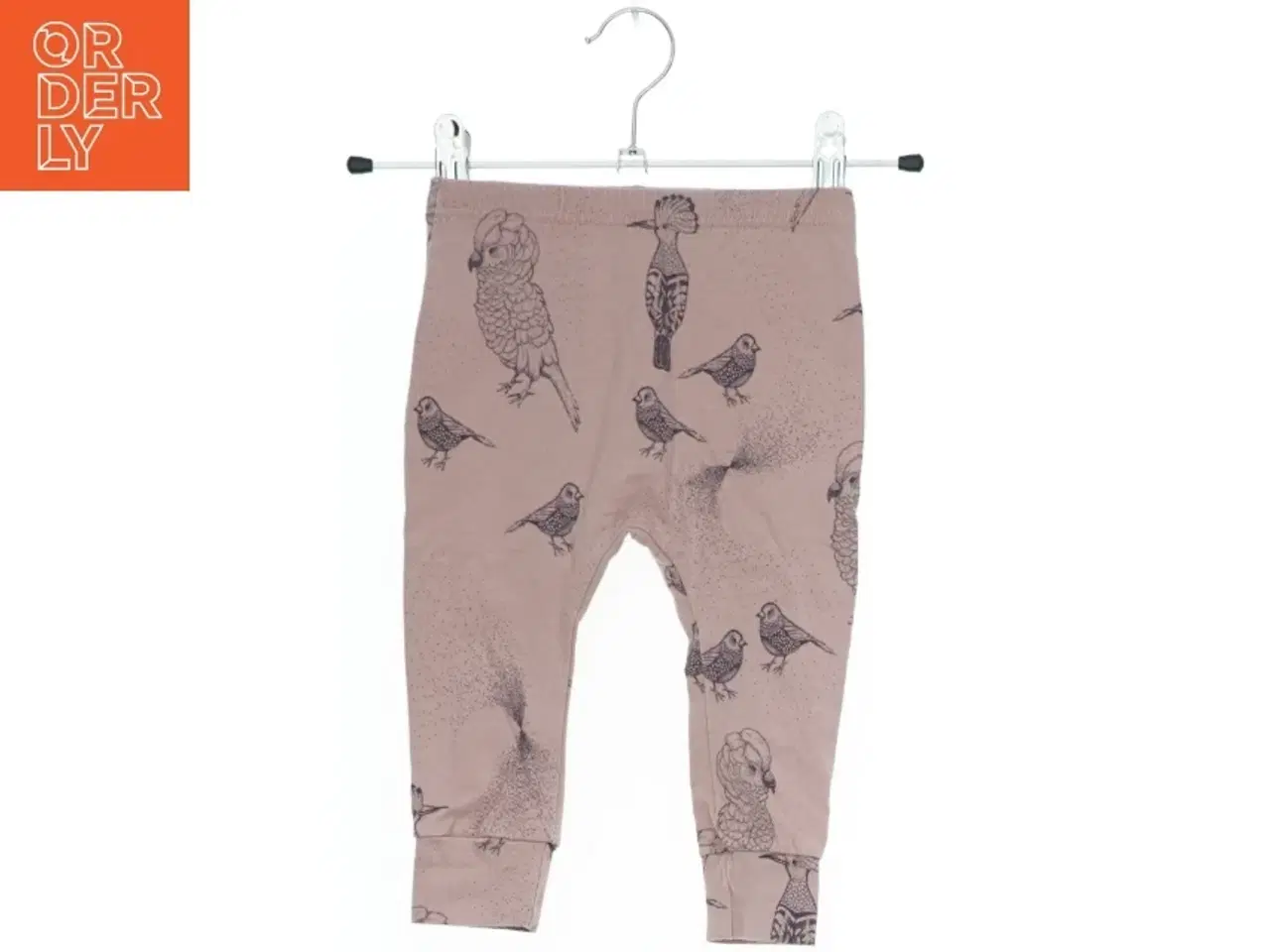 Billede 1 - Børneleggings med fugleprint fra Fixoni (str. 74)