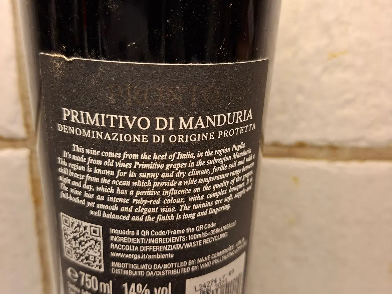 Billede 1 - RØDVIN SÆLGES