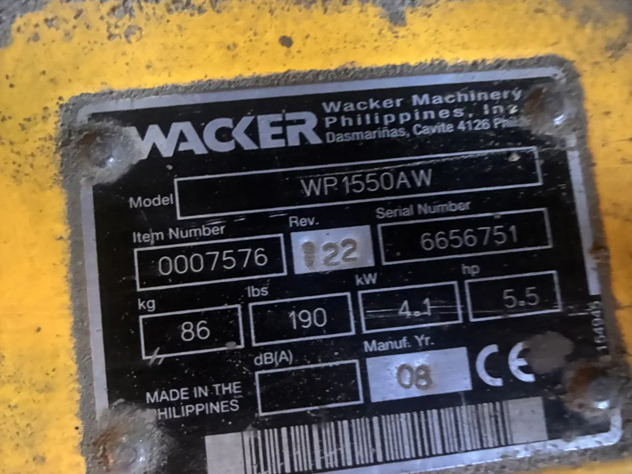 Billede 4 - Pladevibrator 86 kg 