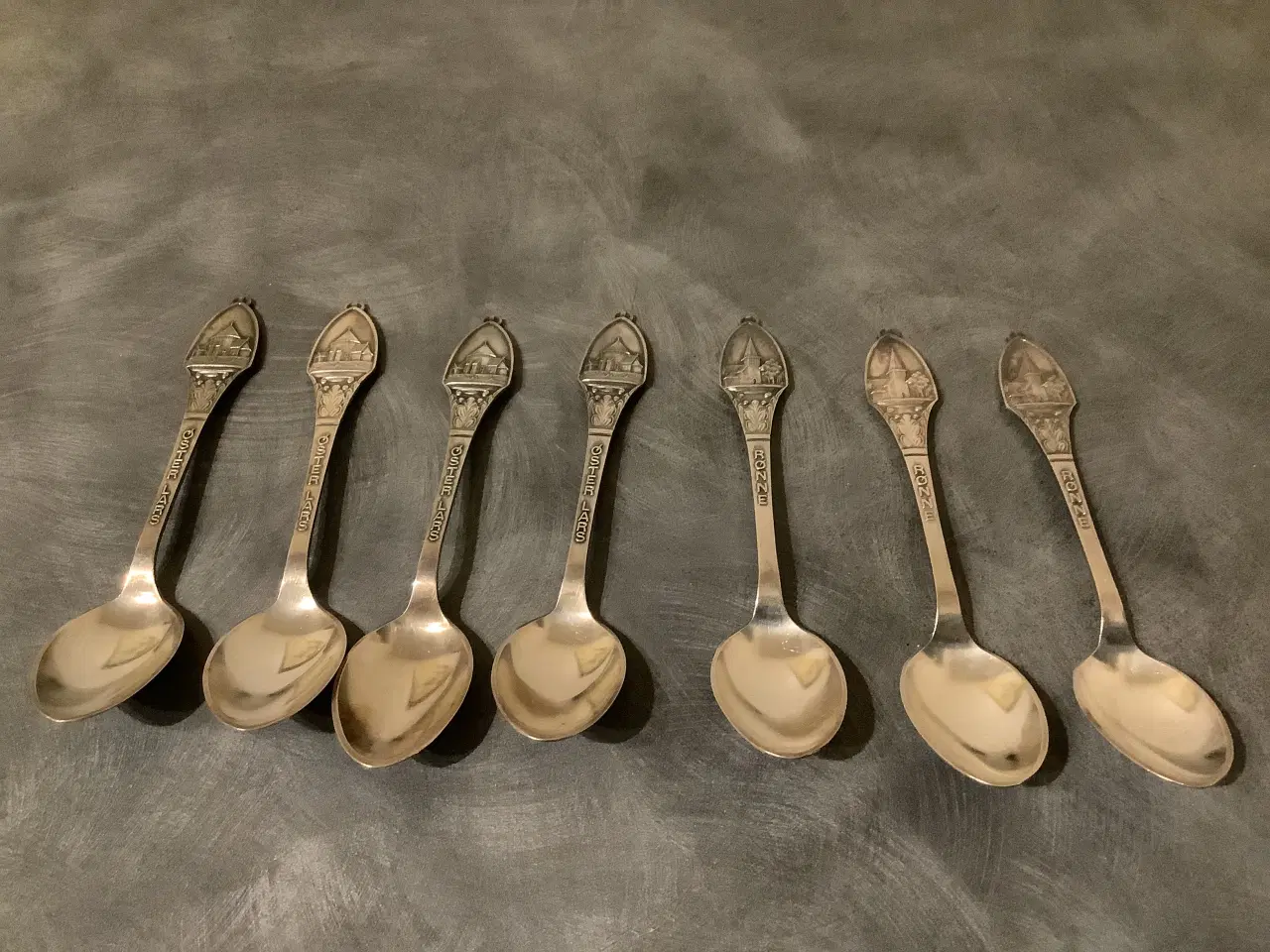 Billede 1 - 7 souvenir teskeer