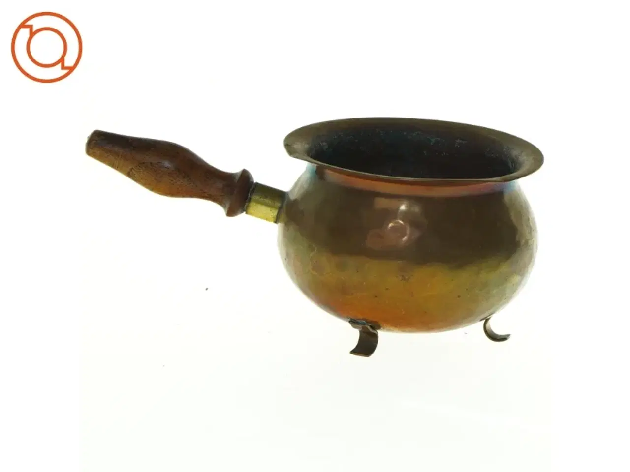 Billede 1 - Vintage kobberkedel (str. 10 x 8 cm)