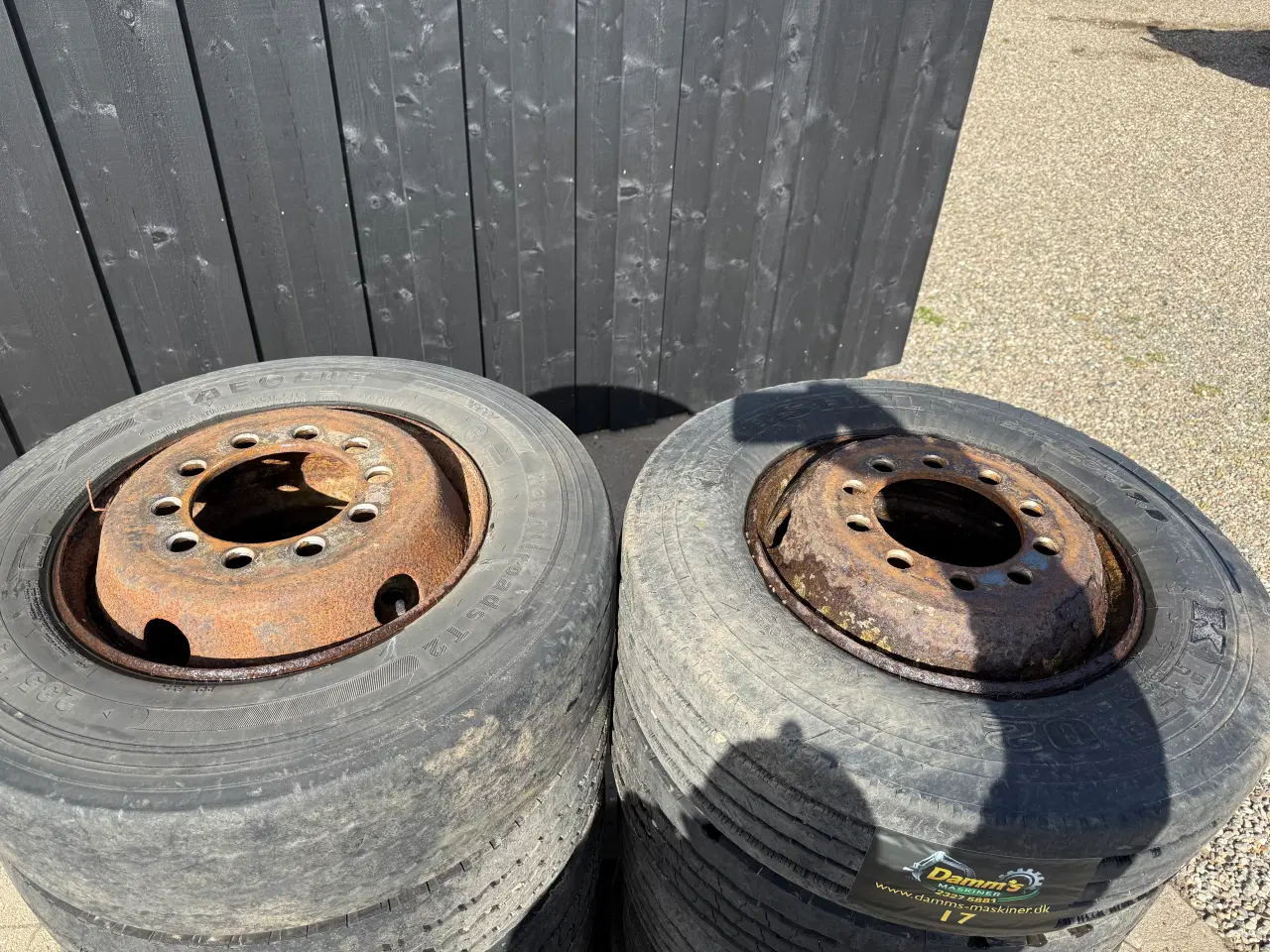 Billede 3 - Trailer hjul / Blokvogn  275/70-17.5 10 