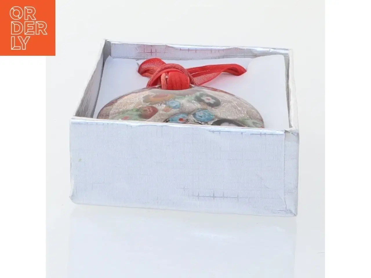 Billede 2 - Håndlavet glassmykke, unika (str. Kasse 9 x 6 cm)