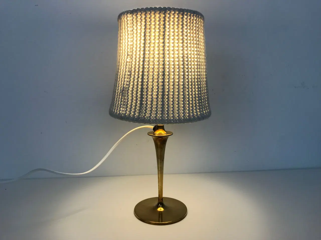 Billede 1 - Vintage messing bordlampe 