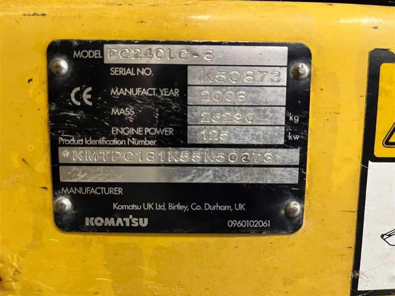 Billede 21 - Komatsu PC240 LC-8 1000 timer. siden ny undervogn