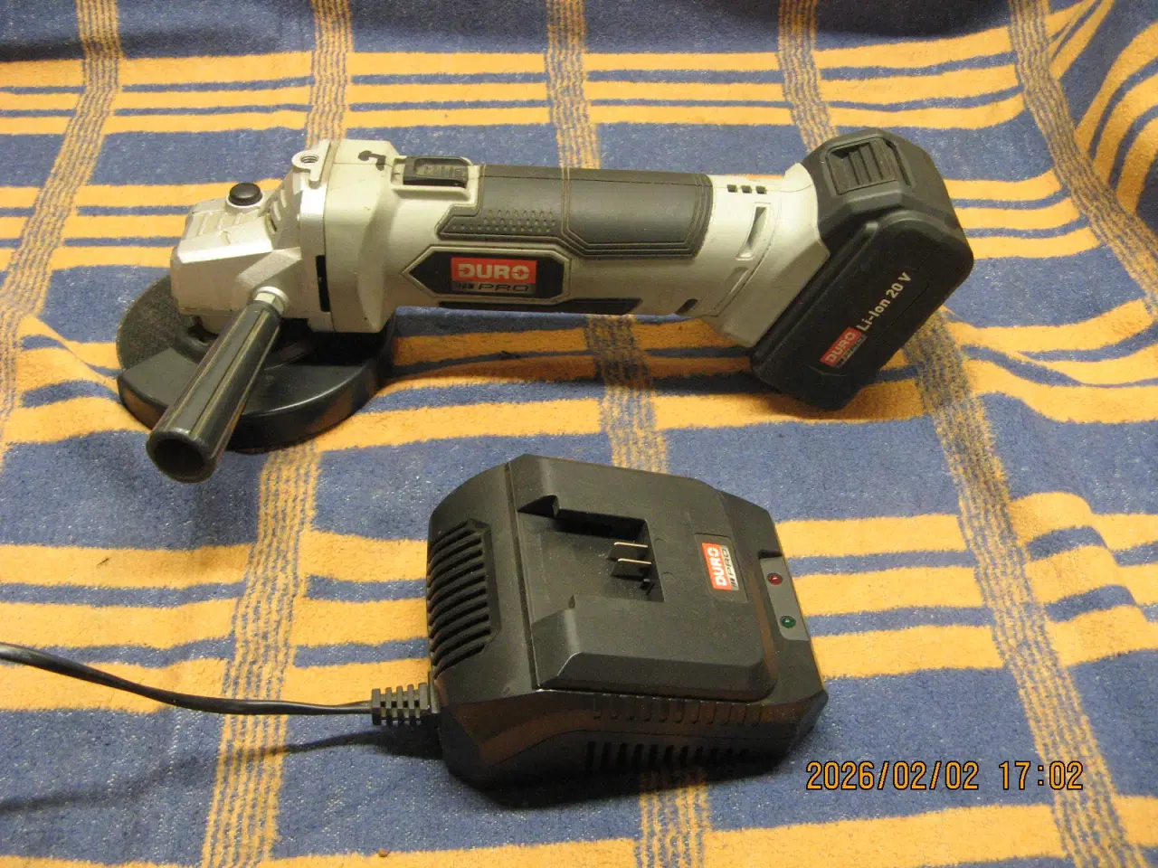 Billede 1 - Aku.Vinkelsliber med 20 volts bateri 