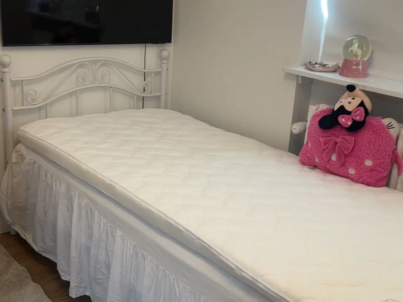 Billede 4 - 90x200 Seng med wellpur madras og topmadras