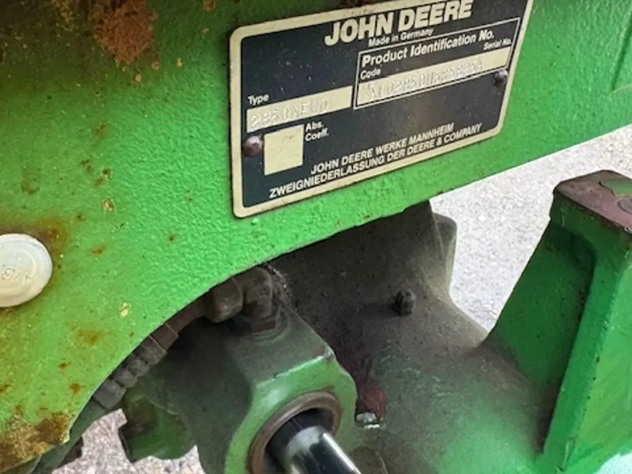 Billede 6 - John Deere 2850 4WD, KUN 6500 T