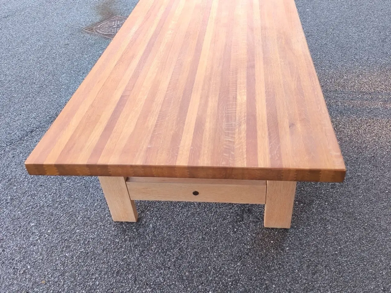 Billede 1 - Sofabord massiv eg