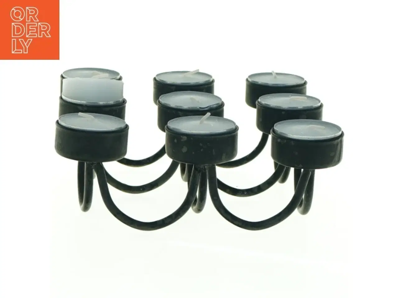 Billede 1 - Lysestage til fyrfadslys (str. 16 x 6 cm)