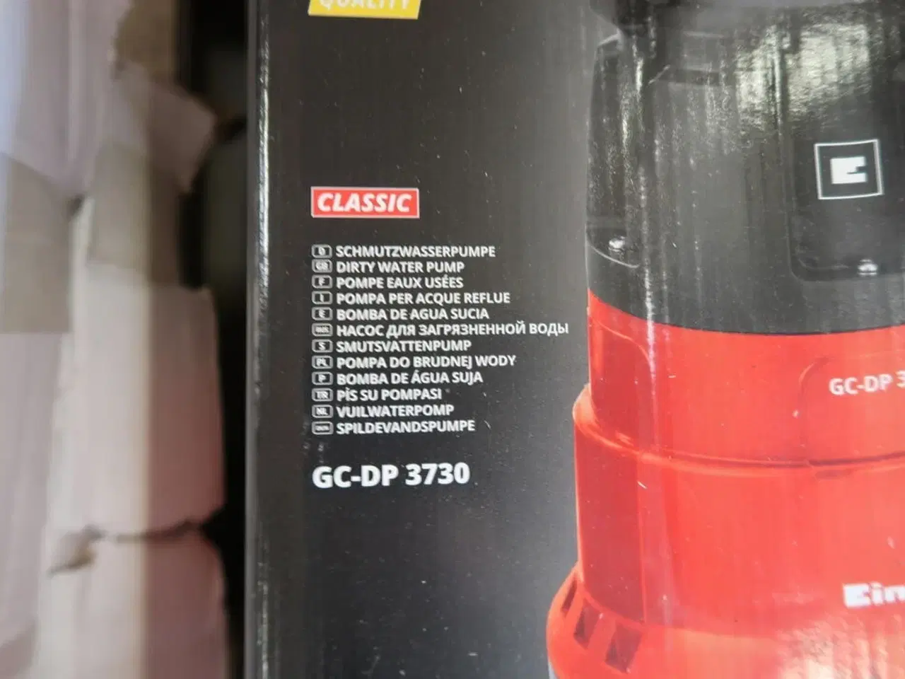 Billede 3 - Einhell spildevandspumpe GH-DP 3730