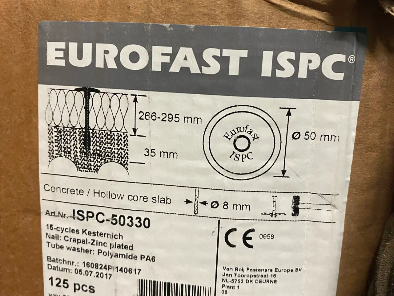 Billede 2 - Skruer til efterisolering Eurofast ISPC
