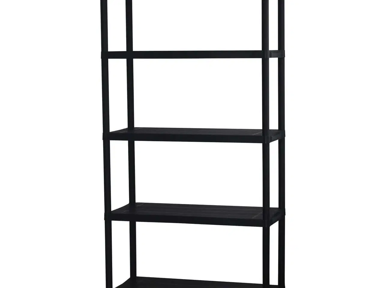 Billede 1 - Marbueno Hylde 5 Hylder Plastisk Sort 90x40x180 cm Have 10539