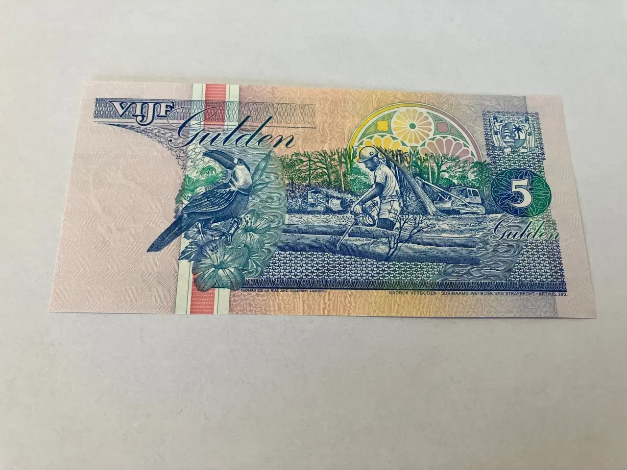 Billede 2 - 5 Gulden Suriname