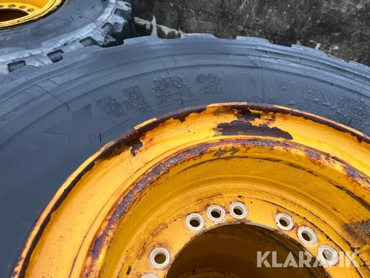 Billede 9 - Komplethjul Michelin til Volvo L110 og 120 - 4 styk