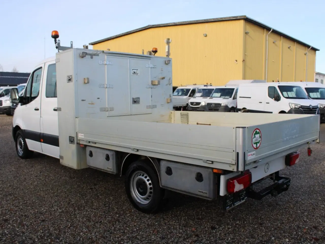 Billede 8 - Mercedes Sprinter 316 2,2 CDi A3 Mandskabsvogn m/lad RWD