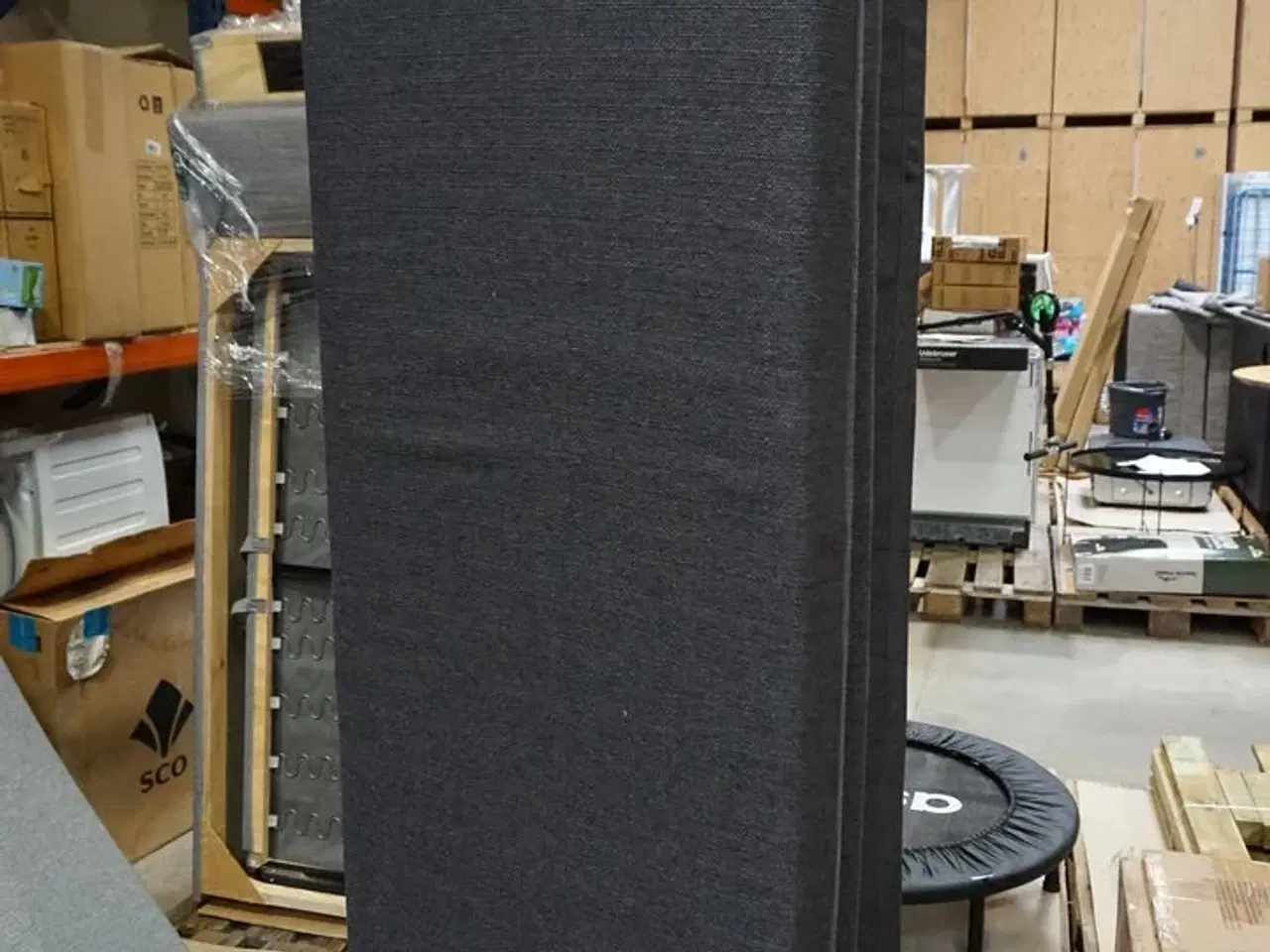 Billede 2 - Sleepy 3-delt foldemadras 150x180x12 cm Antracit