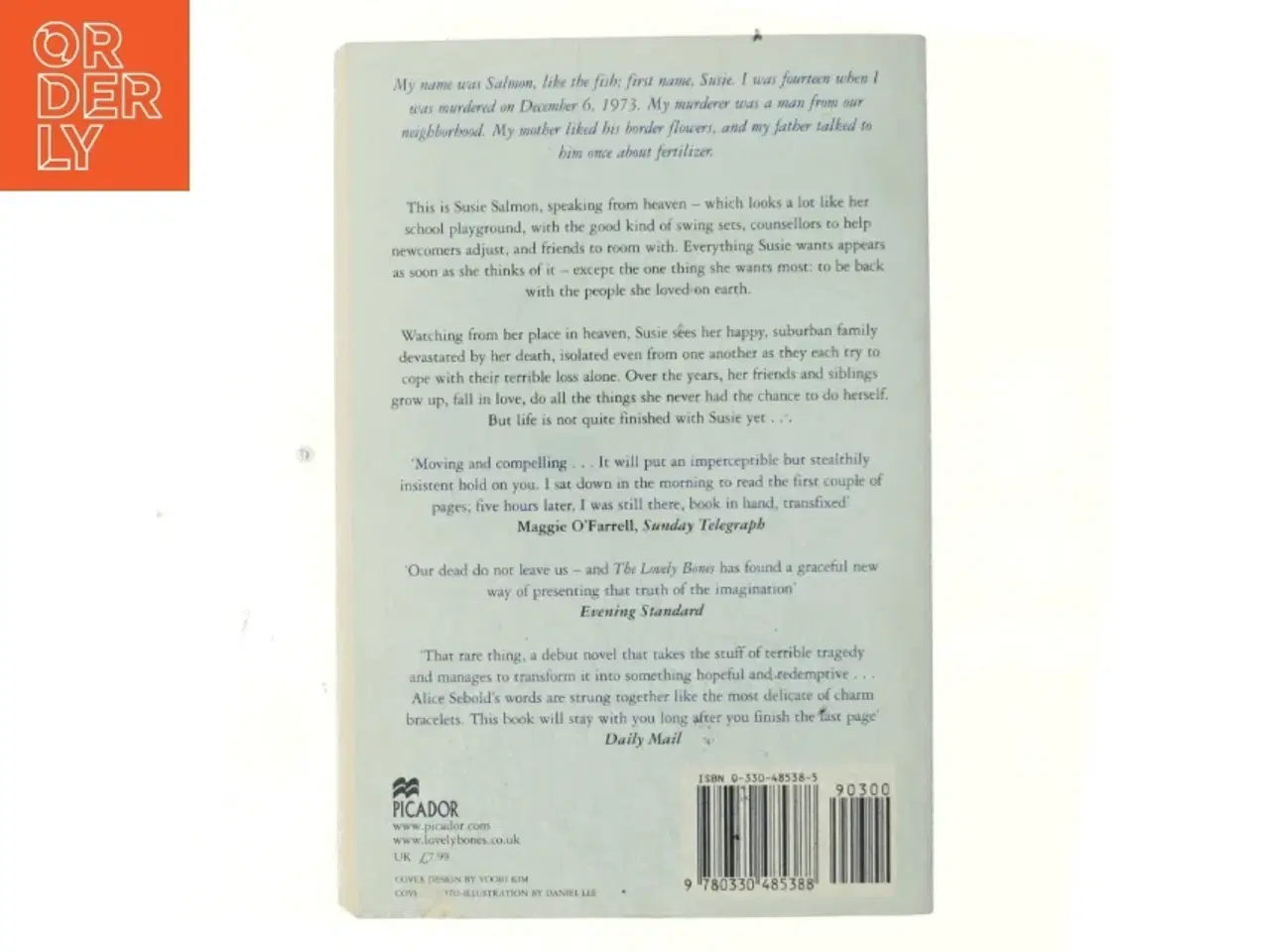 Billede 3 - The lovely bones : a novel af Alice Sebold (Bog)