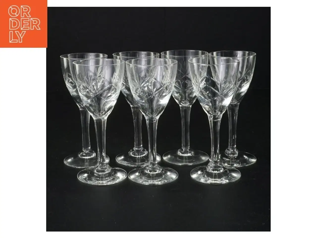 Billede 1 - 6 Krystal rødvinsglas (str. 12 x 5 og en halv cm)