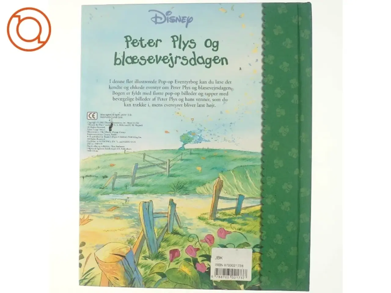Billede 3 - Peter Plys og blæsevejrsdagen af Cappi Novell, A. A. Milne, Ernest H. Shepard, Walt Disney (firma) (Bog)