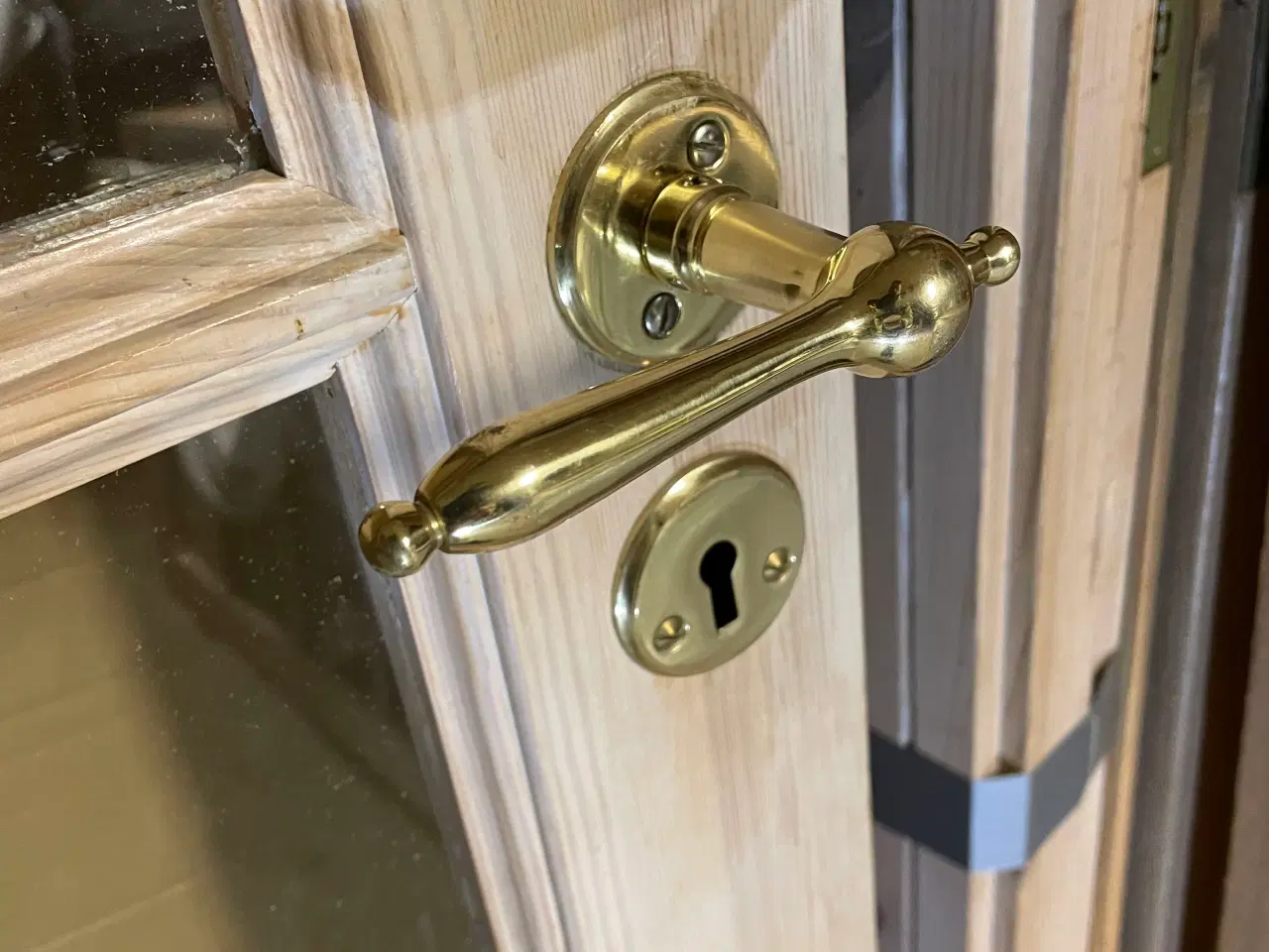Billede 2 - Fransk dør m/kam/håndtag