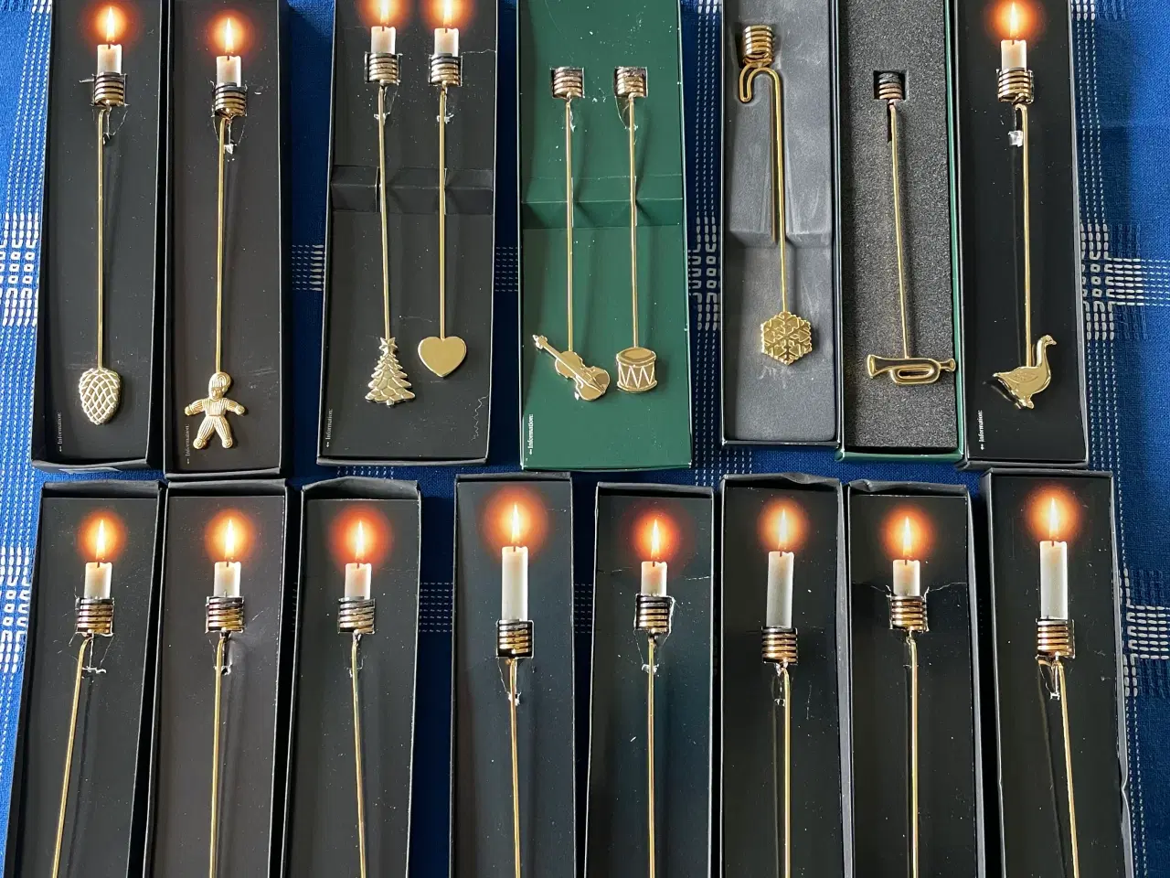 Billede 2 - 17 stk. Georg Jensen lyseholder