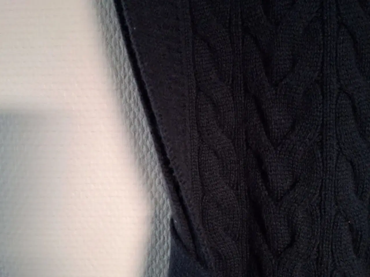 Billede 7 - Cos marineblå wool strik vest m bælte