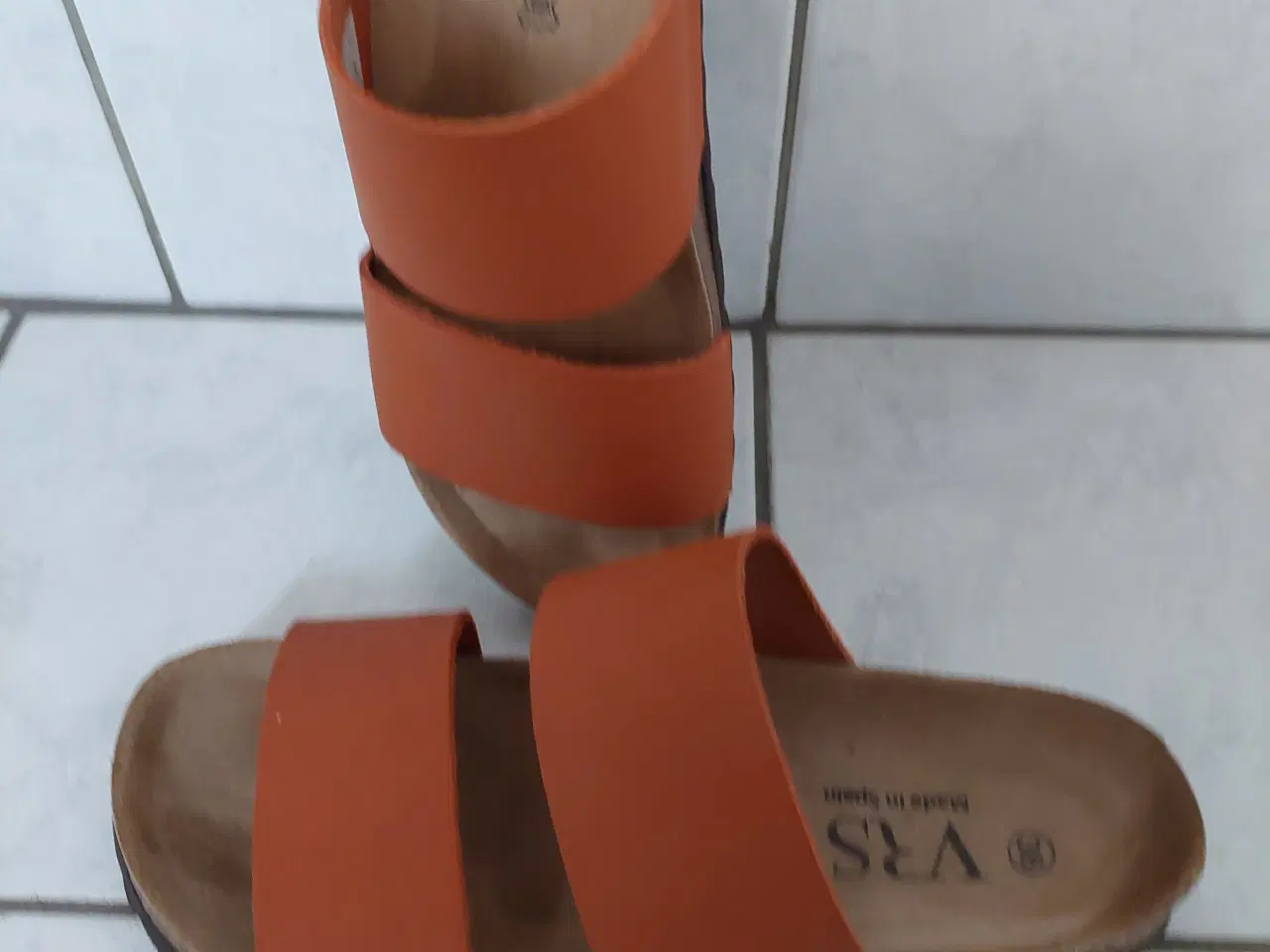 Billede 1 - Ny Dame sko/slippers Orange Str 38