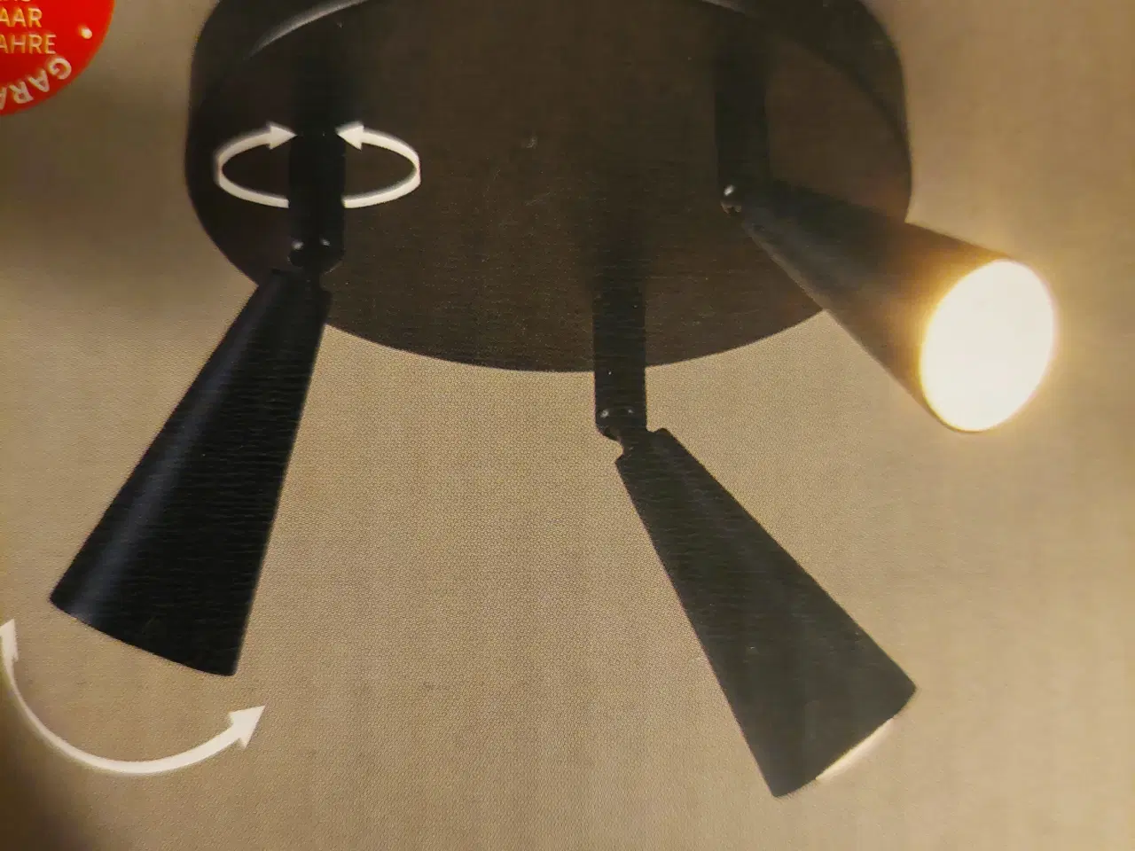 Billede 9 - lampen til loft eller væggen