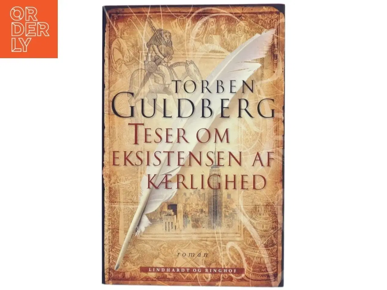 Billede 1 - Teser om eksistensen af kærlighed : roman af Torben Guldberg (Bog)