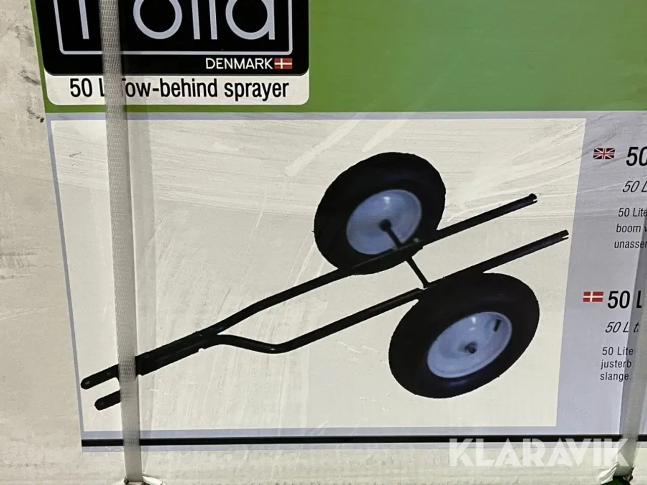 Billede 6 - Sprøjte med vogn TROLLA 12023-12052 tank 50 liter med 4 dyser