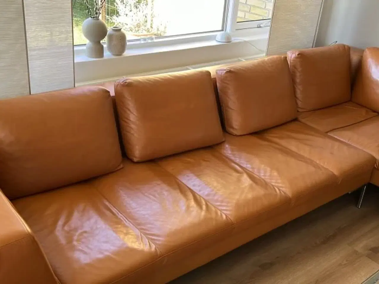 Billede 2 - Sofa i læder