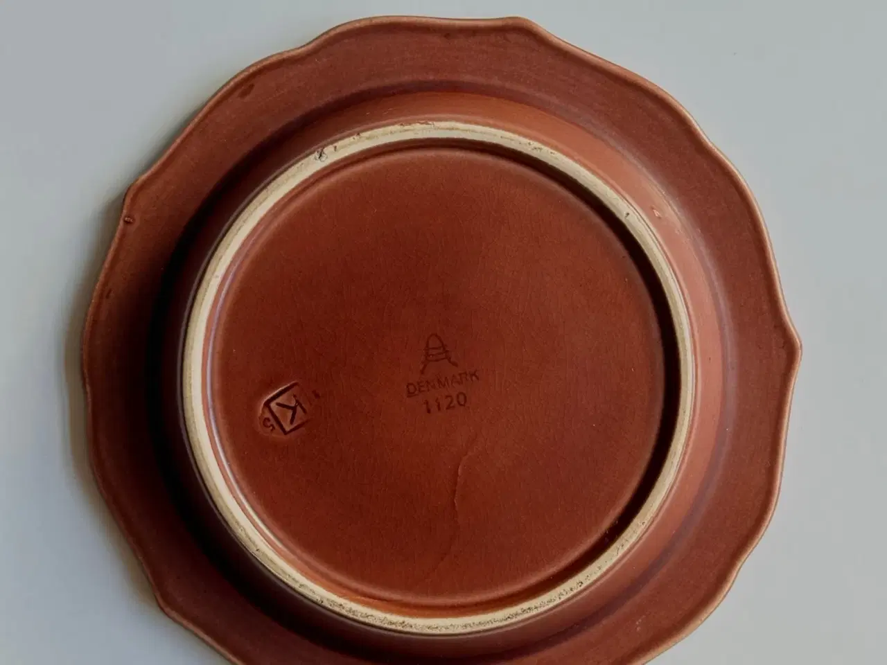 Billede 5 - Aluminia skål, bordeaux